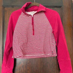 Pilcro XS Cropped Quarter-Zip